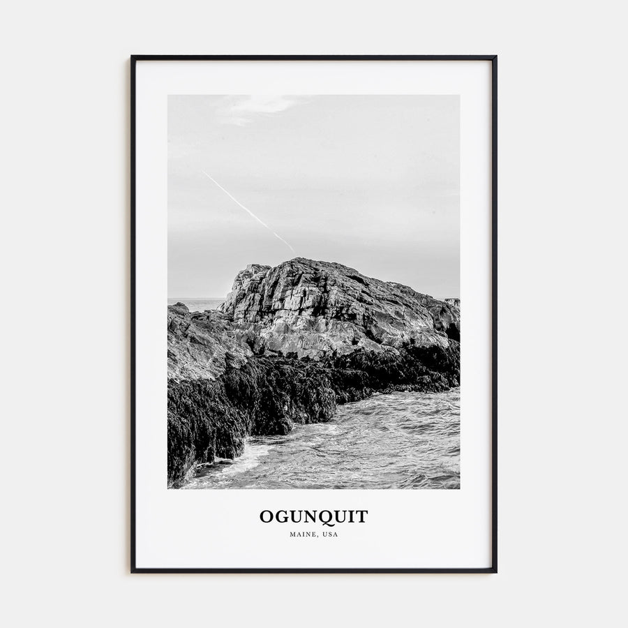 Ogunquit Portrait B&W Poster