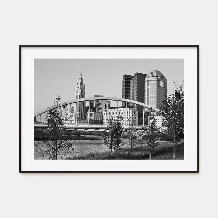 Ohio Landscape B&W Poster