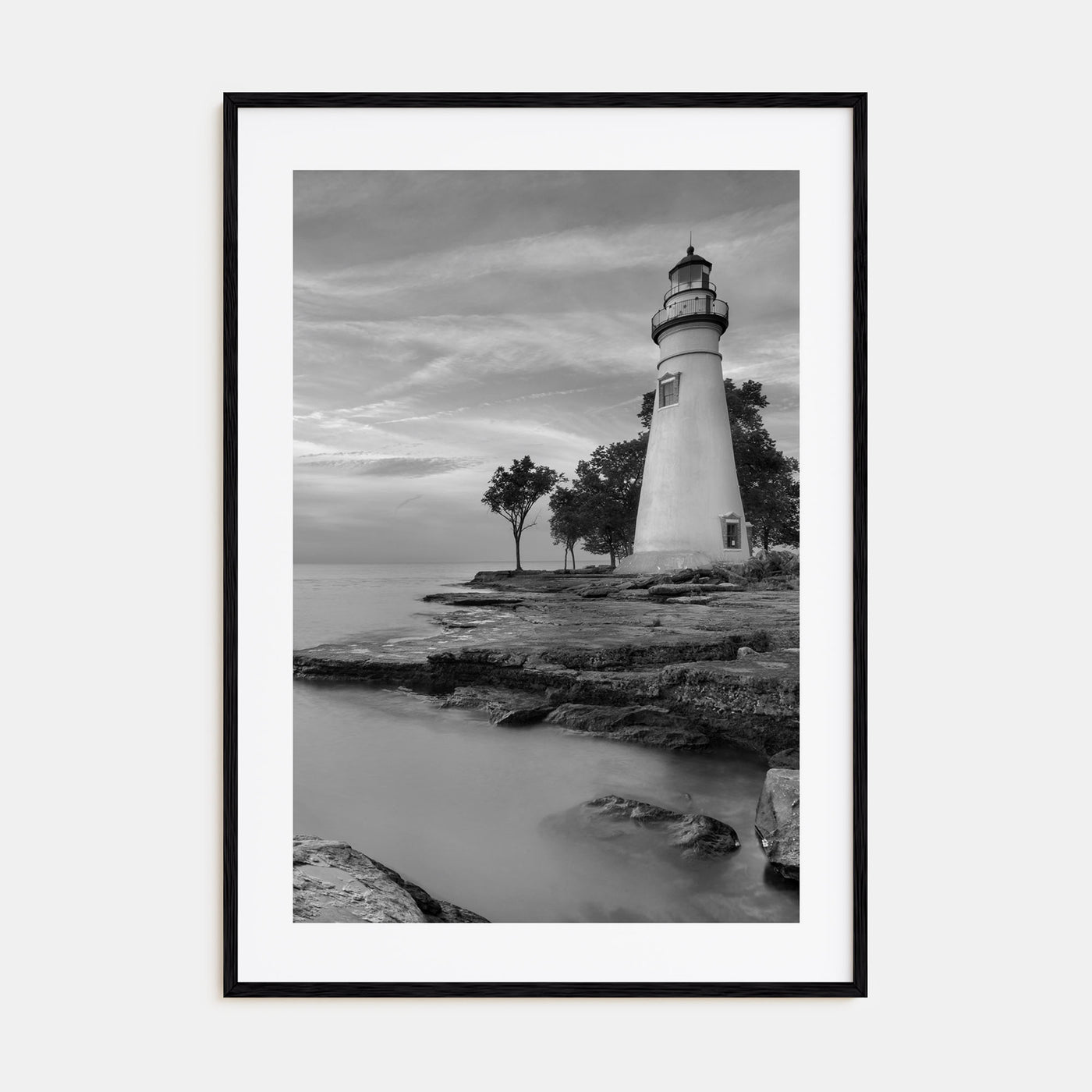 Ohio Photo B&W Poster