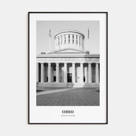 Ohio Portrait B&W No 2 Poster