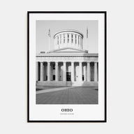 Ohio Portrait B&W No 2 Poster