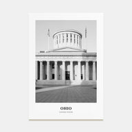 Ohio Portrait B&W No 2 Poster