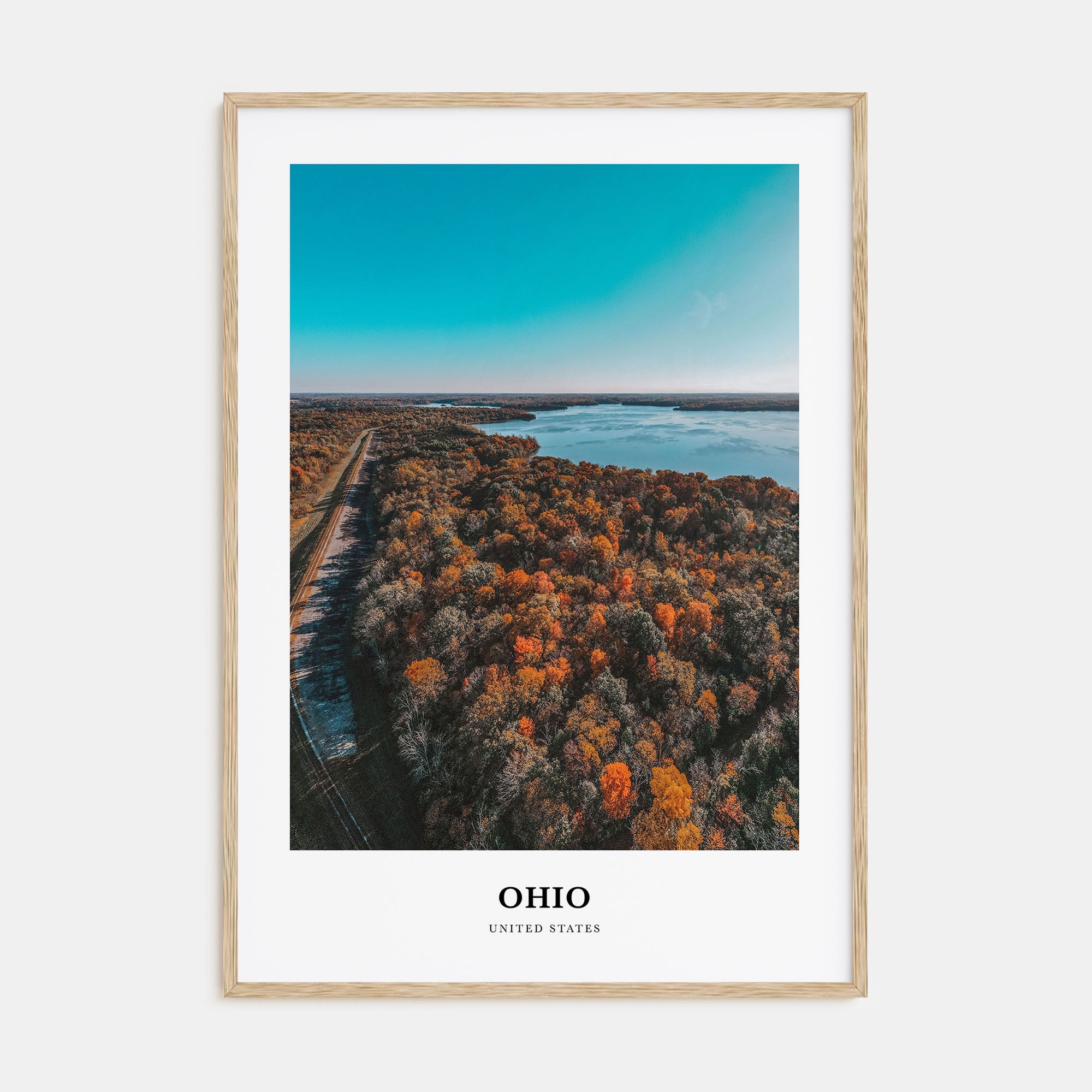 Ohio Portrait Color Poster