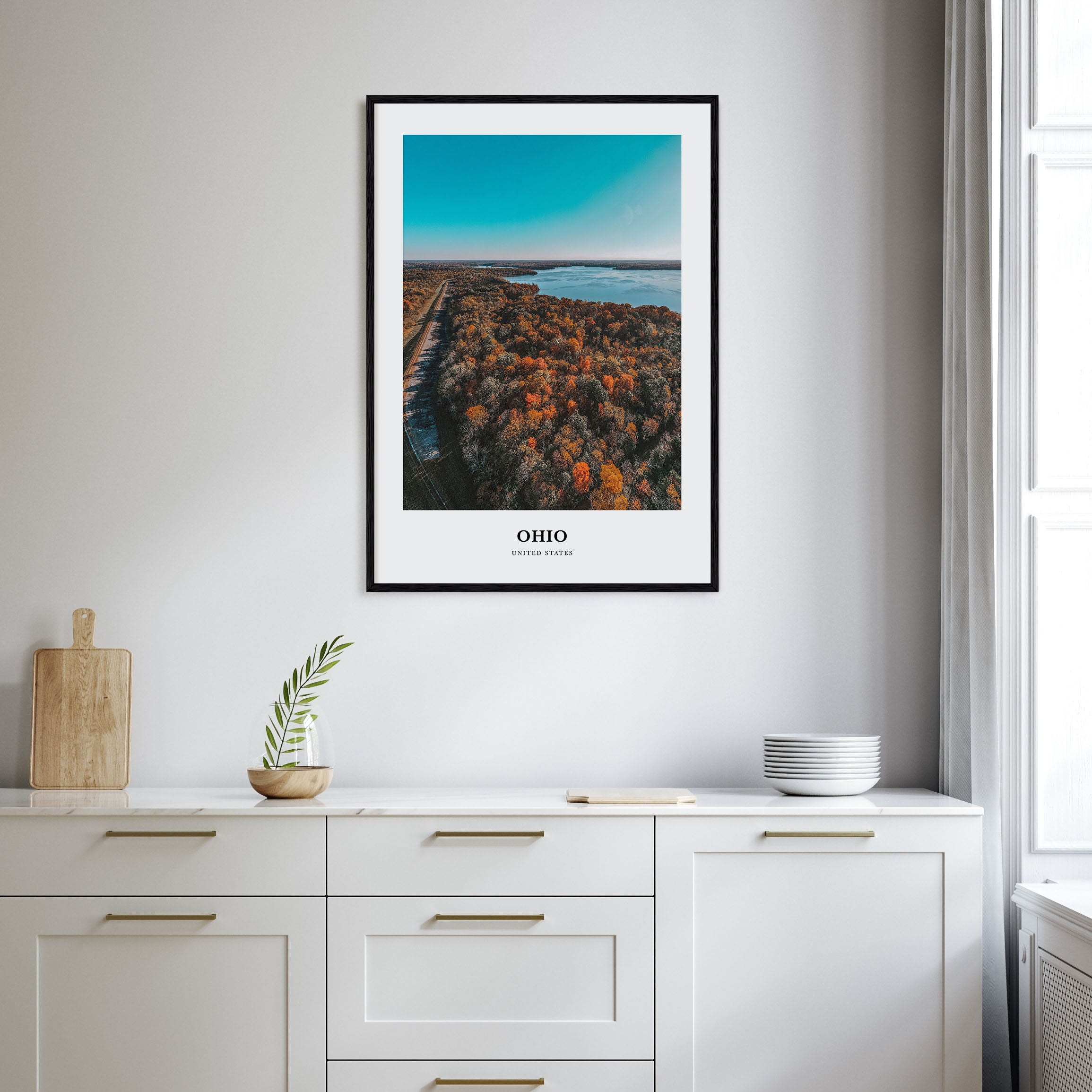 Ohio Portrait Color Poster