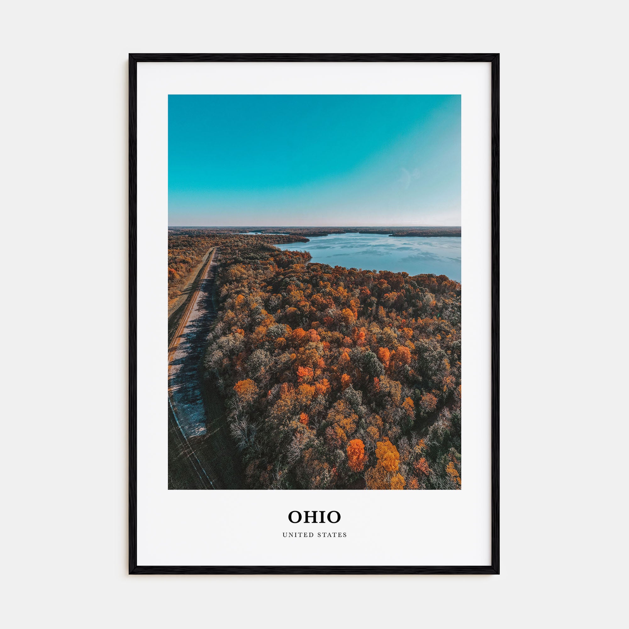 Ohio Portrait Color Poster