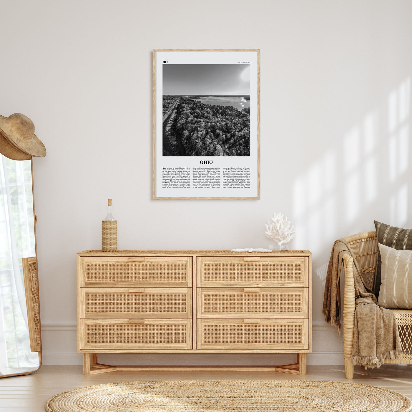 Ohio Travel B&W No 3 Poster