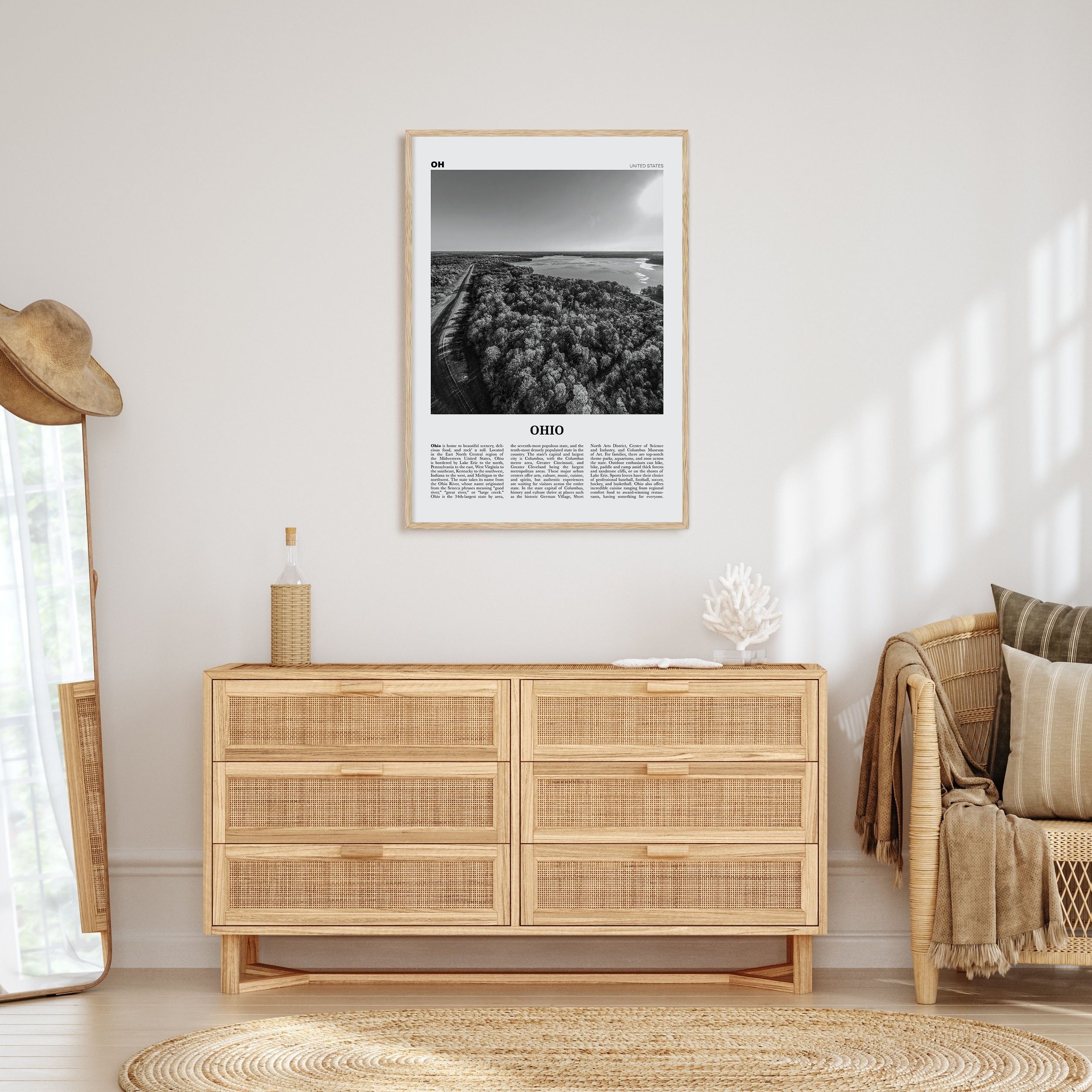 Ohio Travel B&W No 3 Poster