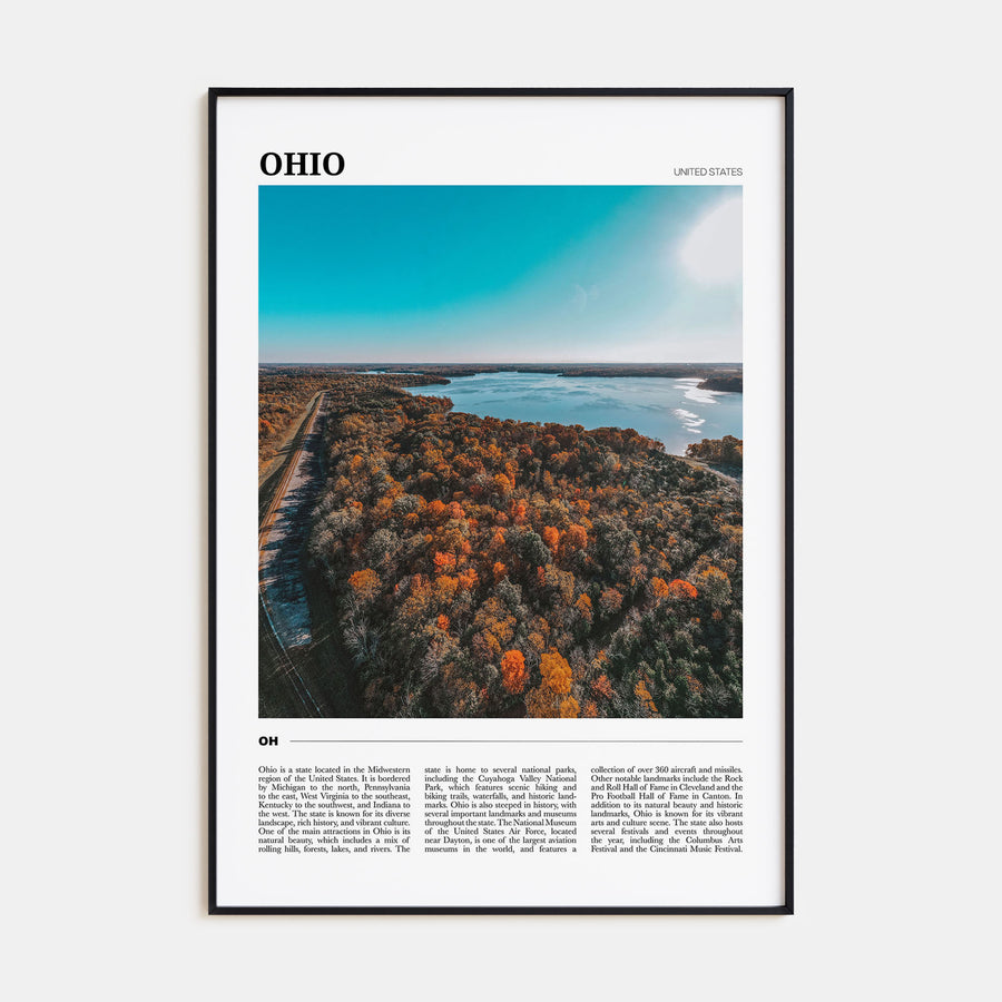 Ohio Travel Color Poster