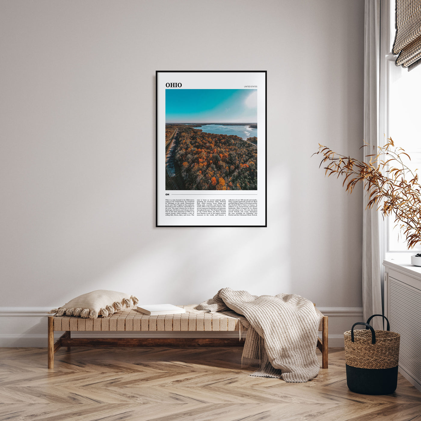 Ohio Travel Color Poster