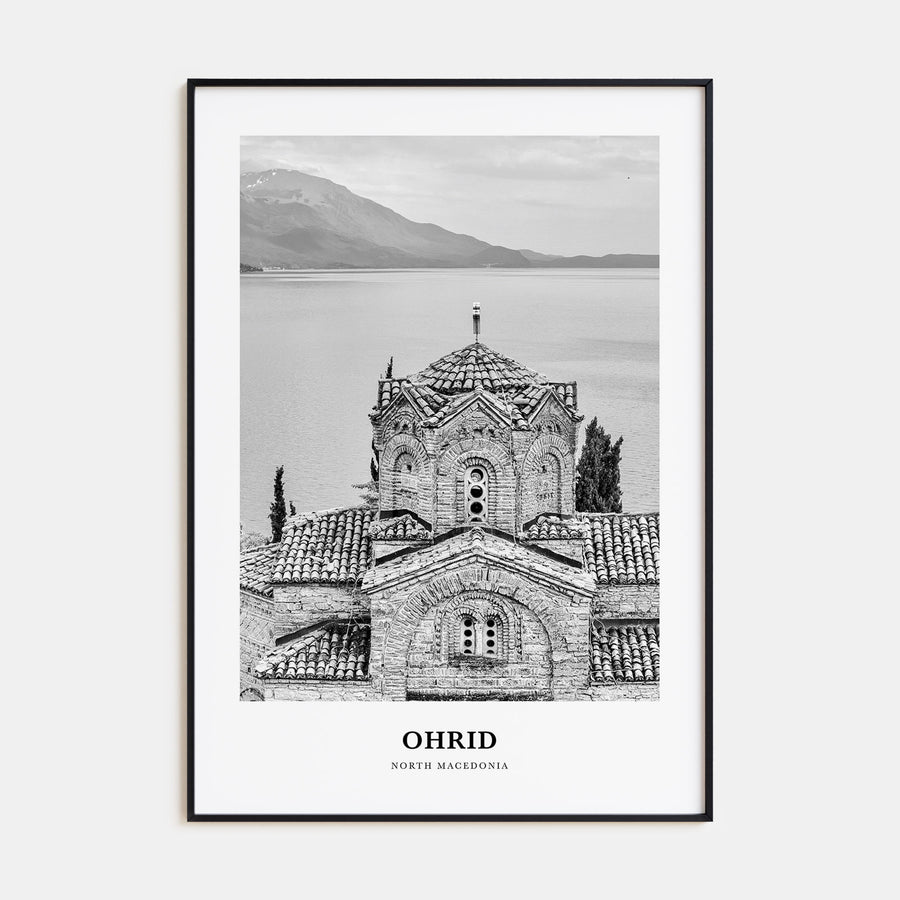 Ohrid Portrait B&W Poster
