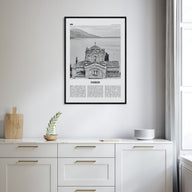 Ohrid Travel B&W Poster