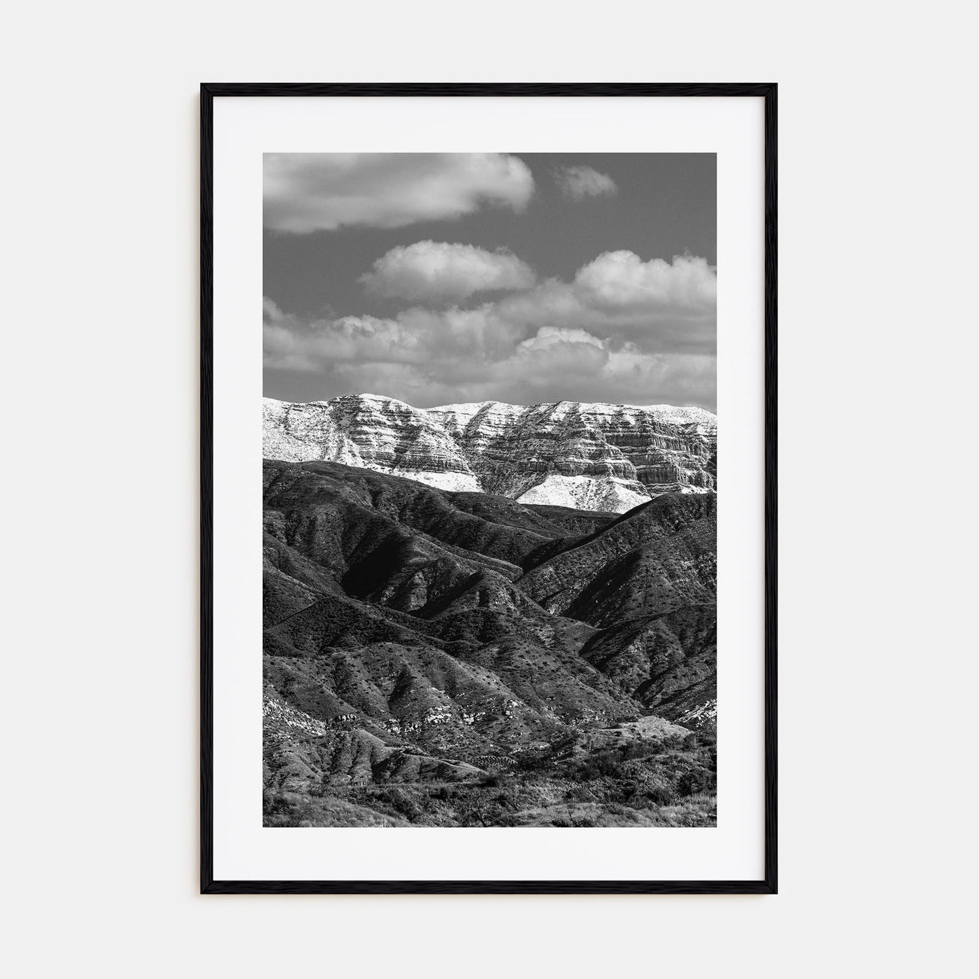Ojai Photo B&W Poster