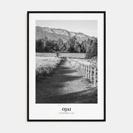Ojai Portrait B&W Poster