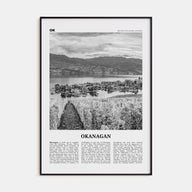 Okanagan Travel B&W Poster