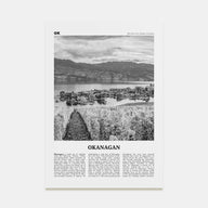 Okanagan Travel B&W Poster