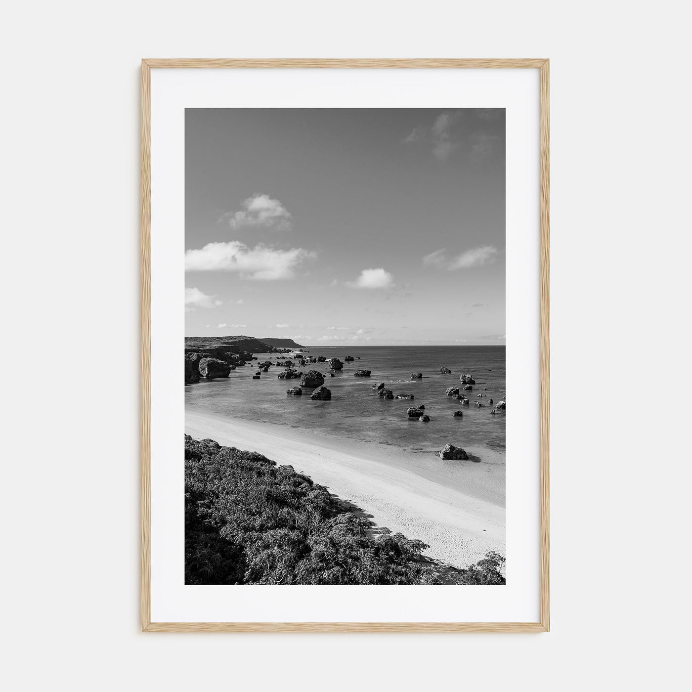 Okinawa Photo B&W Poster