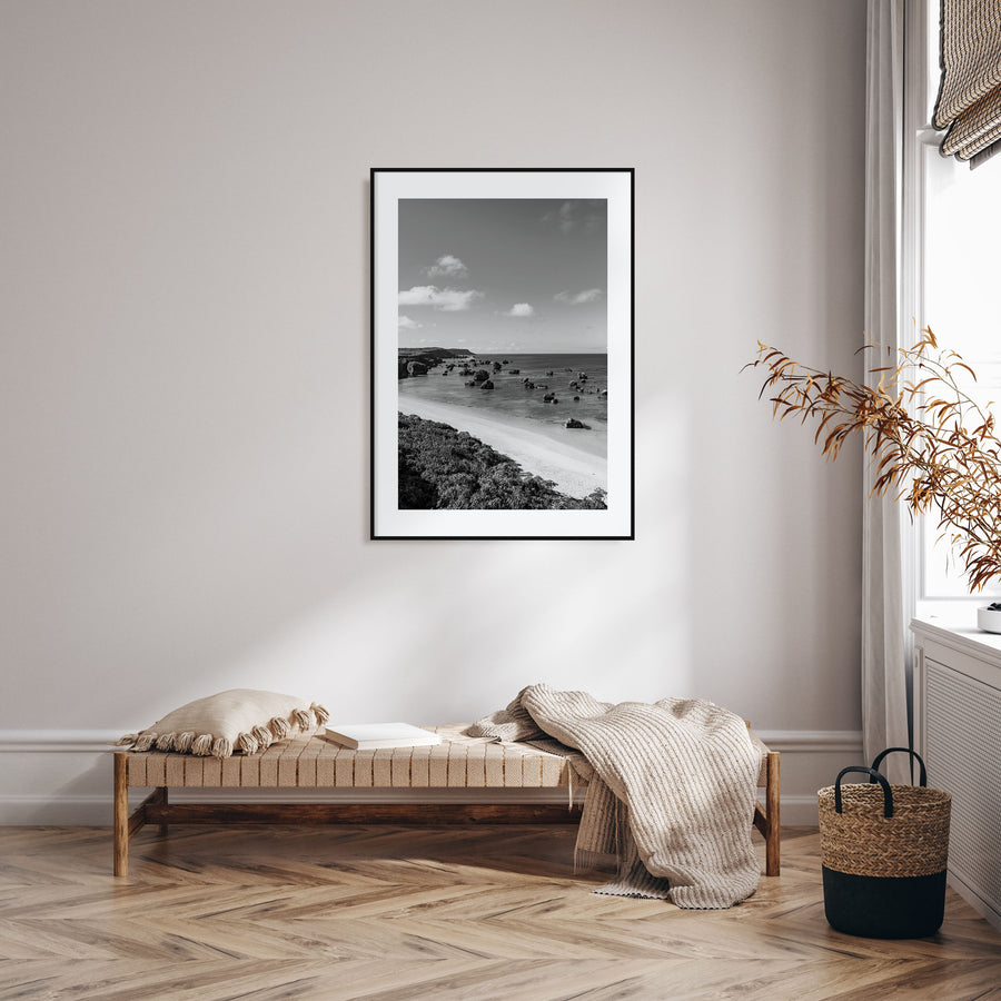 Okinawa Photo B&W Poster