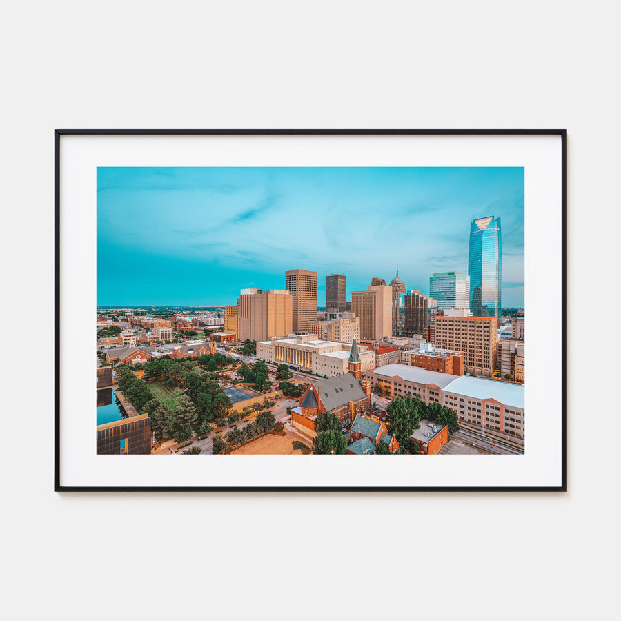 Oklahoma City Landscape Color Poster