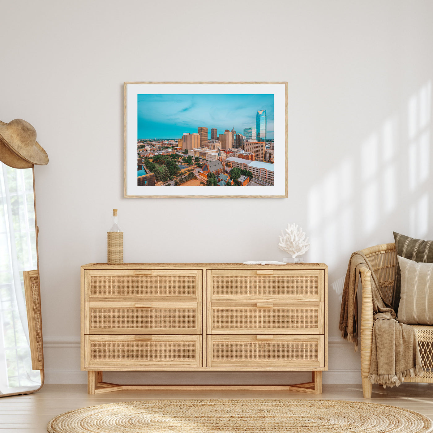 Oklahoma City Landscape Color Poster