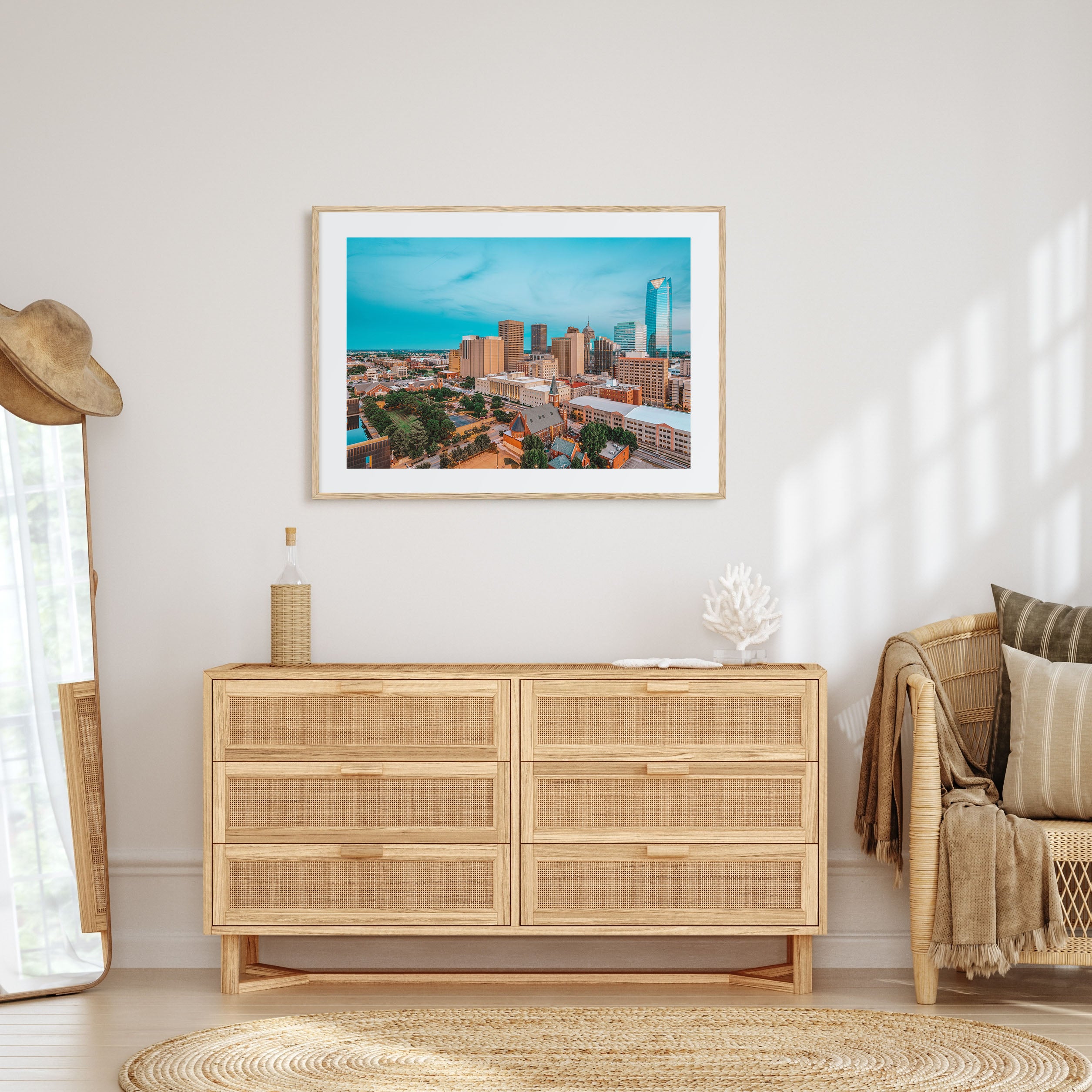 Oklahoma City Landscape Color Poster