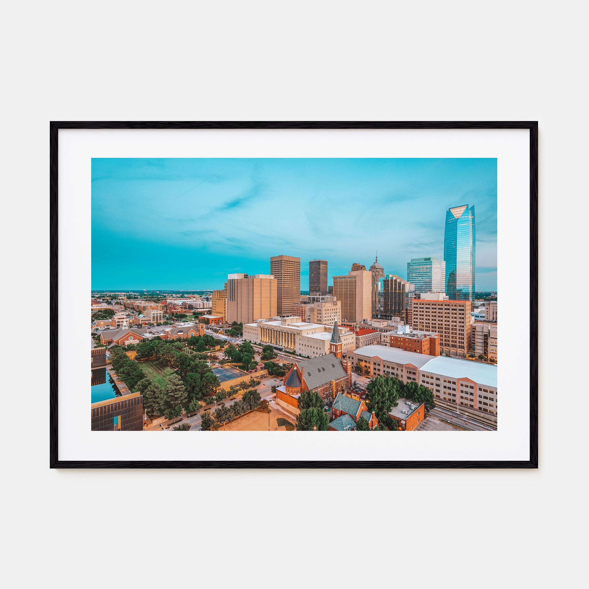 Oklahoma City Landscape Color Poster