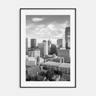Oklahoma City Photo B&W Poster