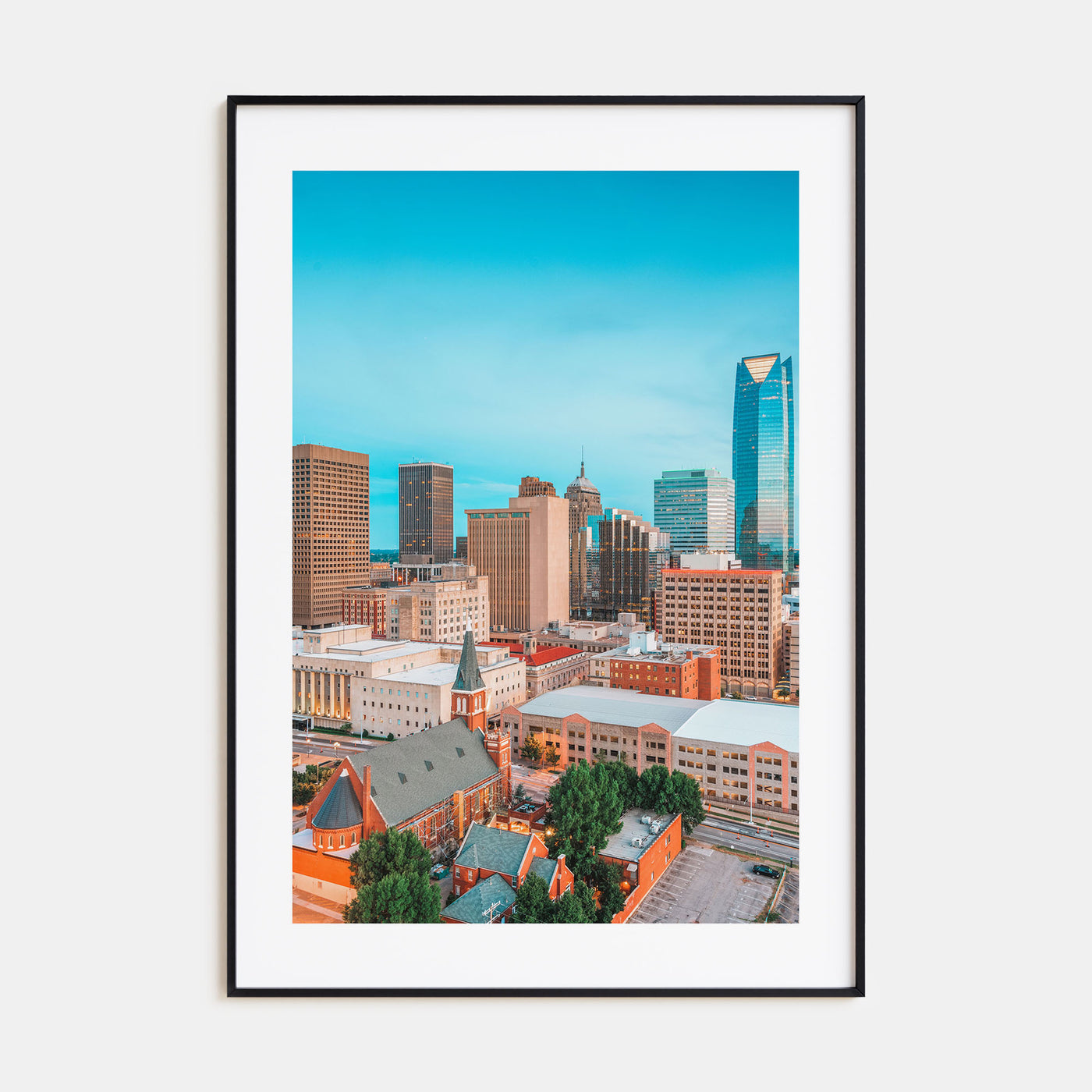 Oklahoma City Photo Color No 1 Poster