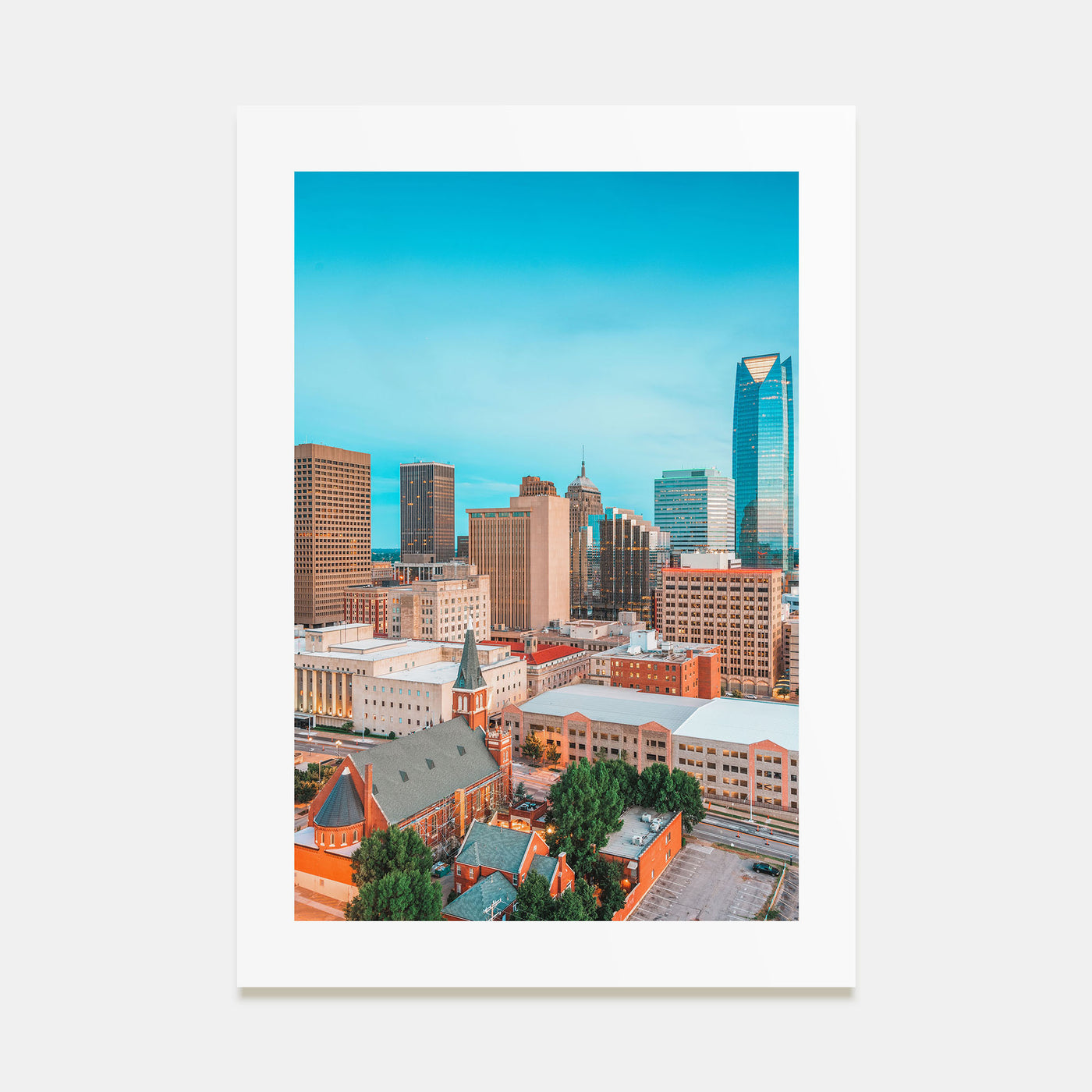 Oklahoma City Photo Color No 1 Poster
