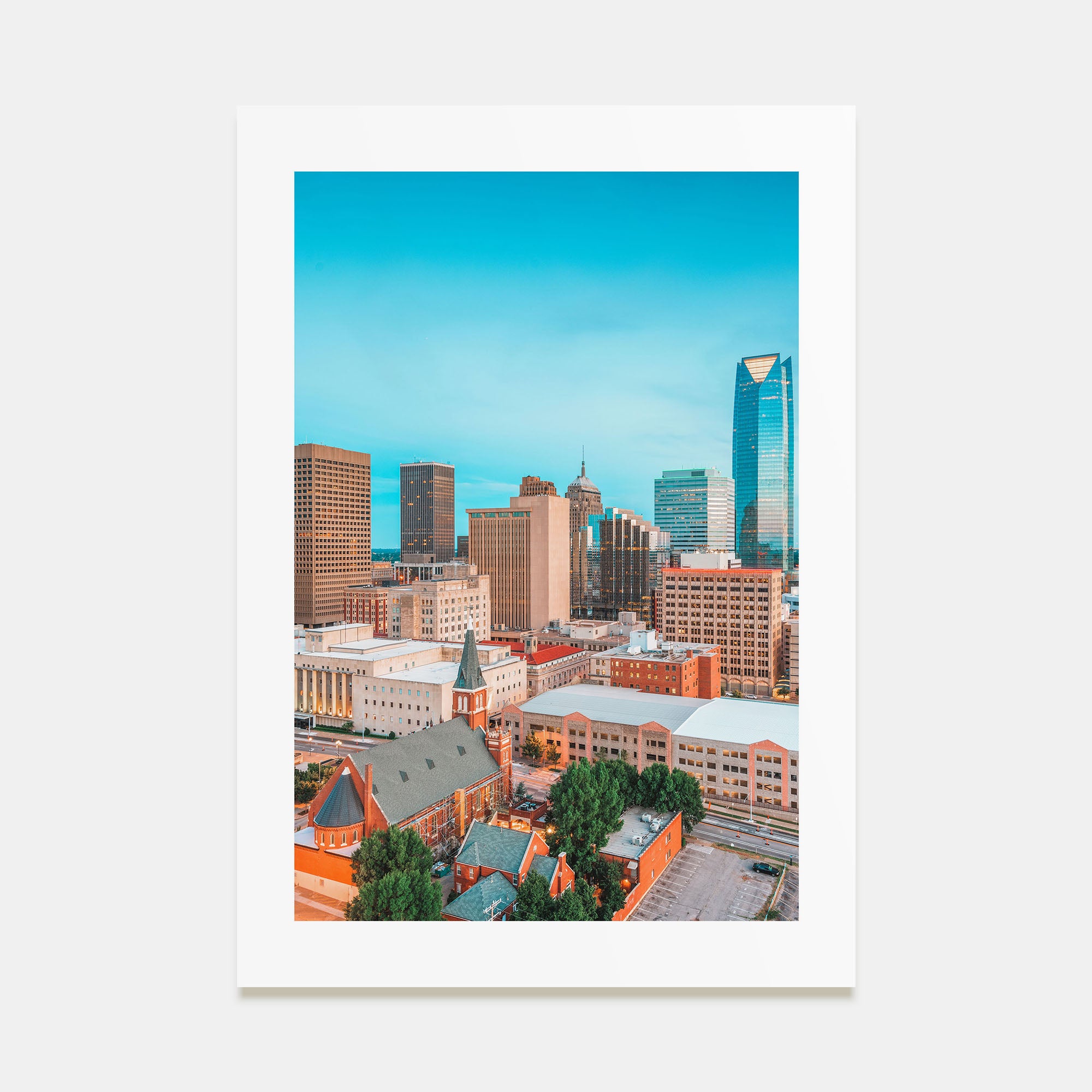 Oklahoma City Photo Color No 1 Poster