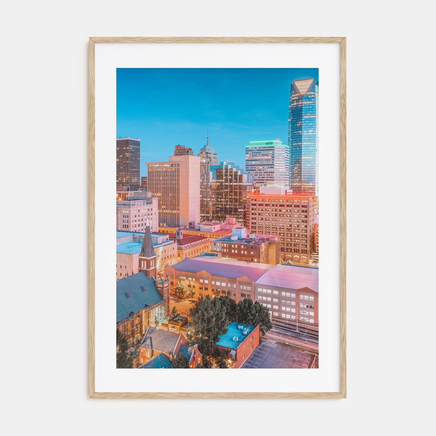 Oklahoma City Photo Color No 2 Poster