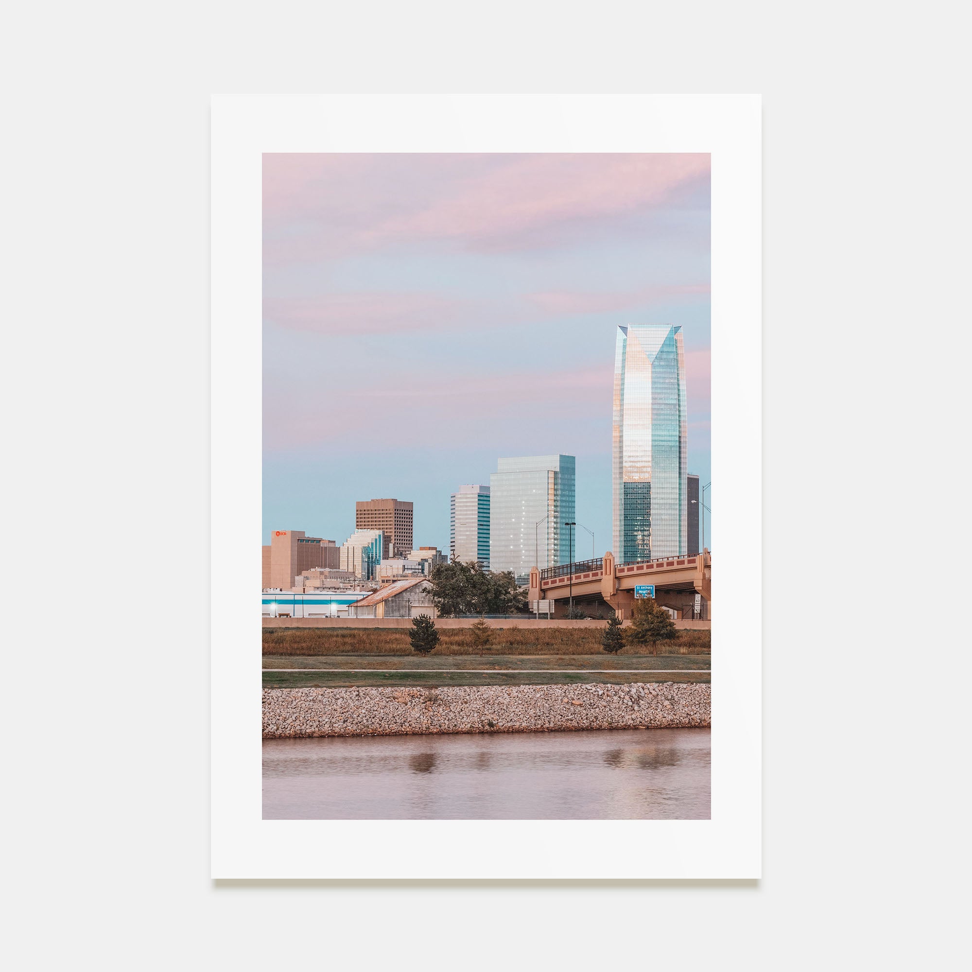 Oklahoma City Photo Color No 3 Poster