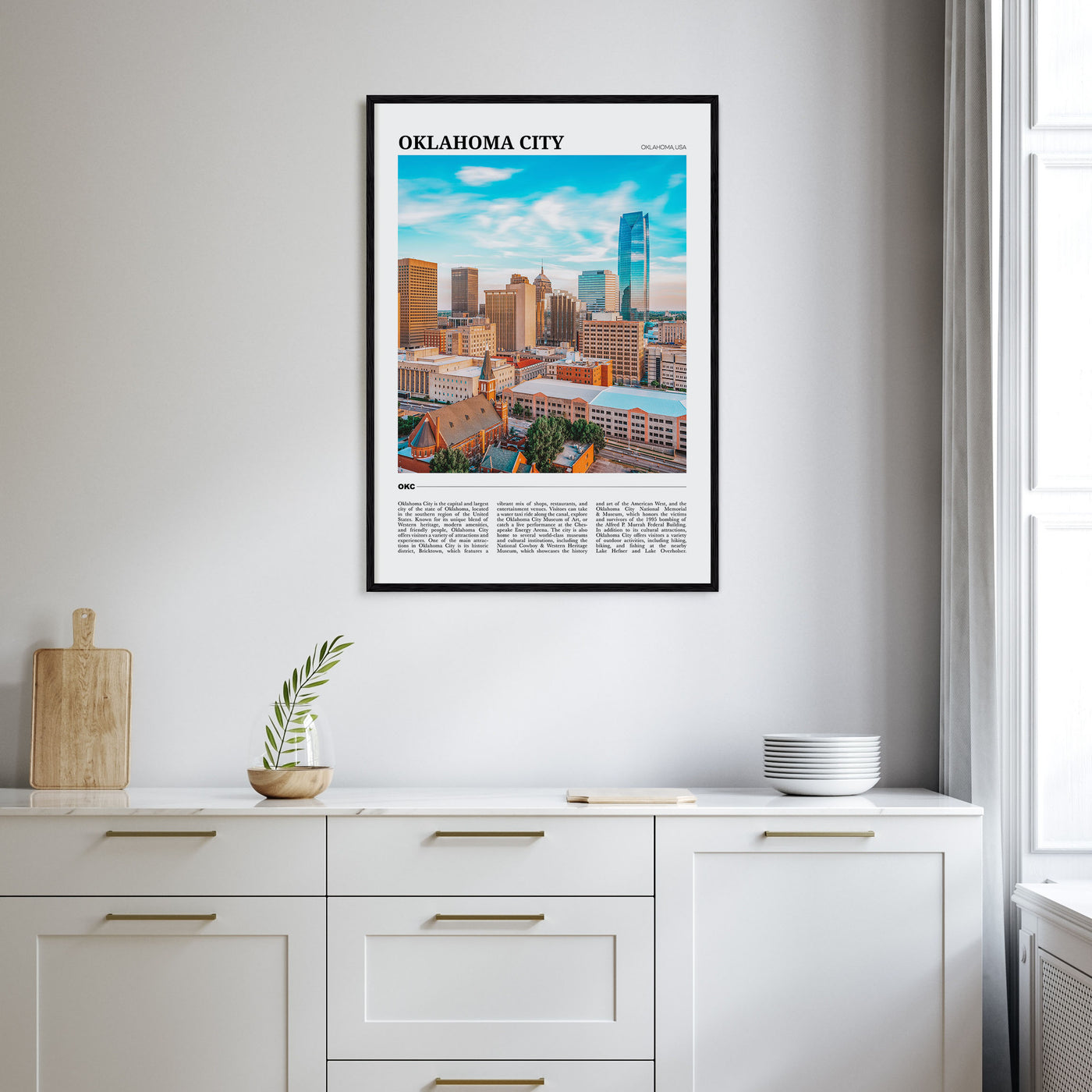 Oklahoma City Travel Color No 1 Poster