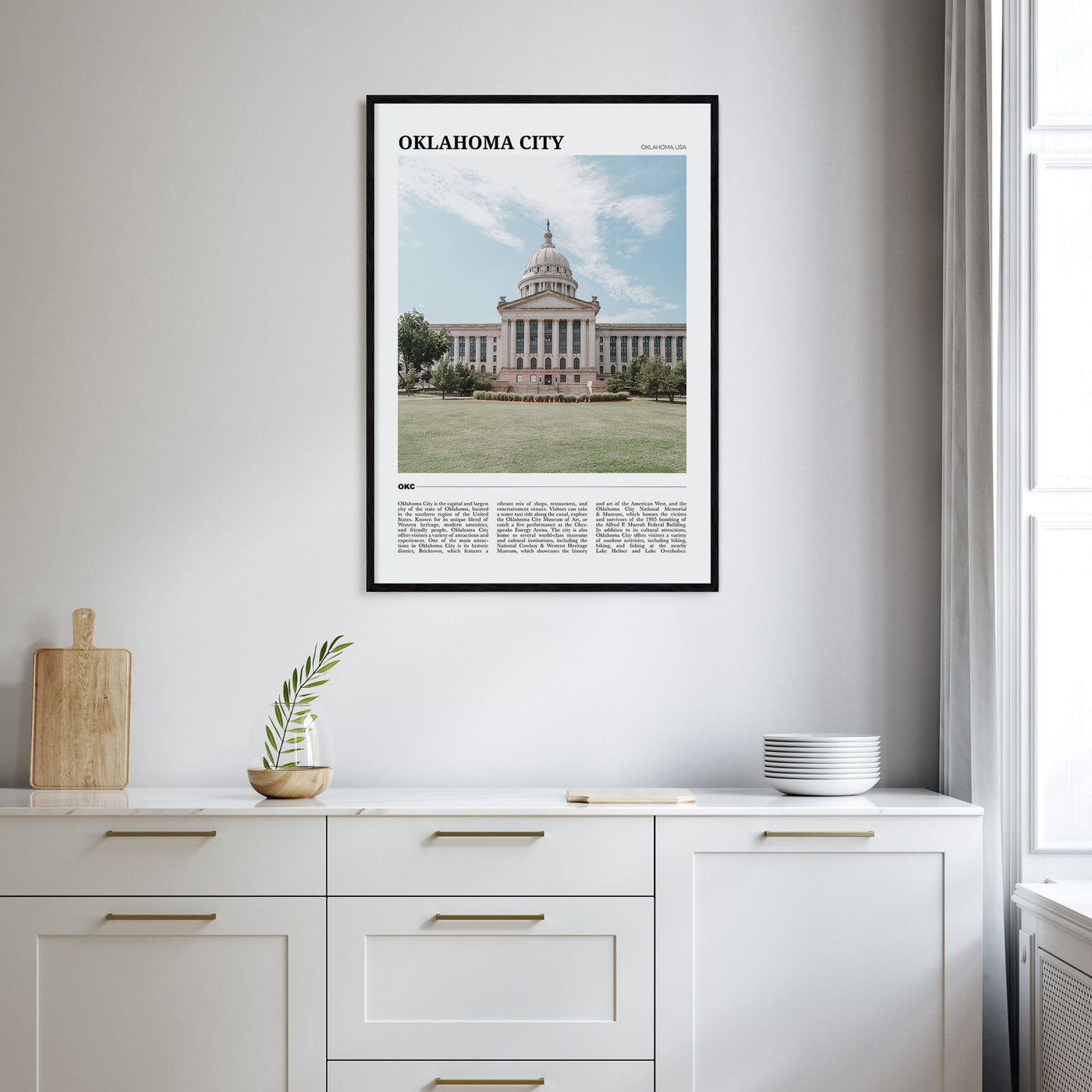 Oklahoma City Travel Color No 2 Poster