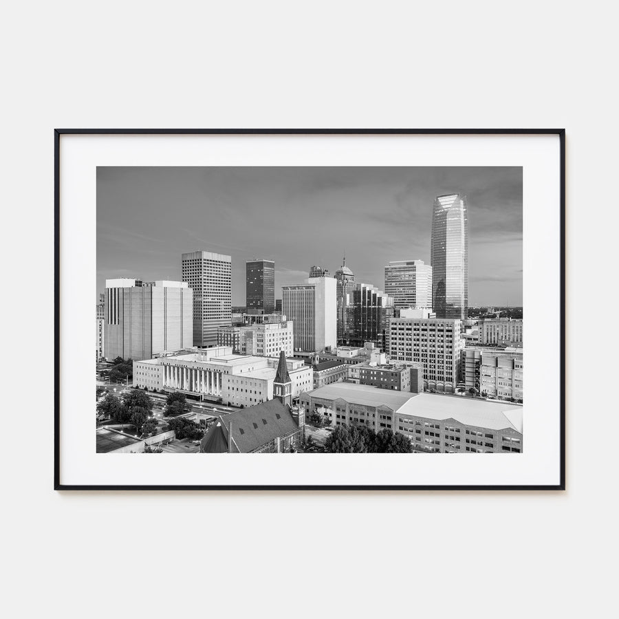 Oklahoma Landscape B&W Poster