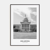 Oklahoma Portrait B&W No 1 Poster