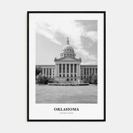 Oklahoma Portrait B&W No 1 Poster