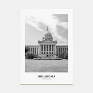Oklahoma Portrait B&W No 1 Poster
