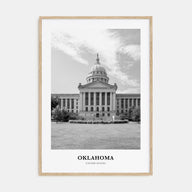 Oklahoma Portrait B&W No 1 Poster