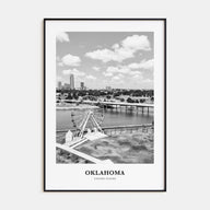 Oklahoma Portrait B&W No 2 Poster