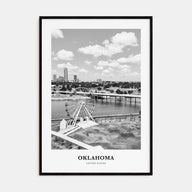 Oklahoma Portrait B&W No 2 Poster