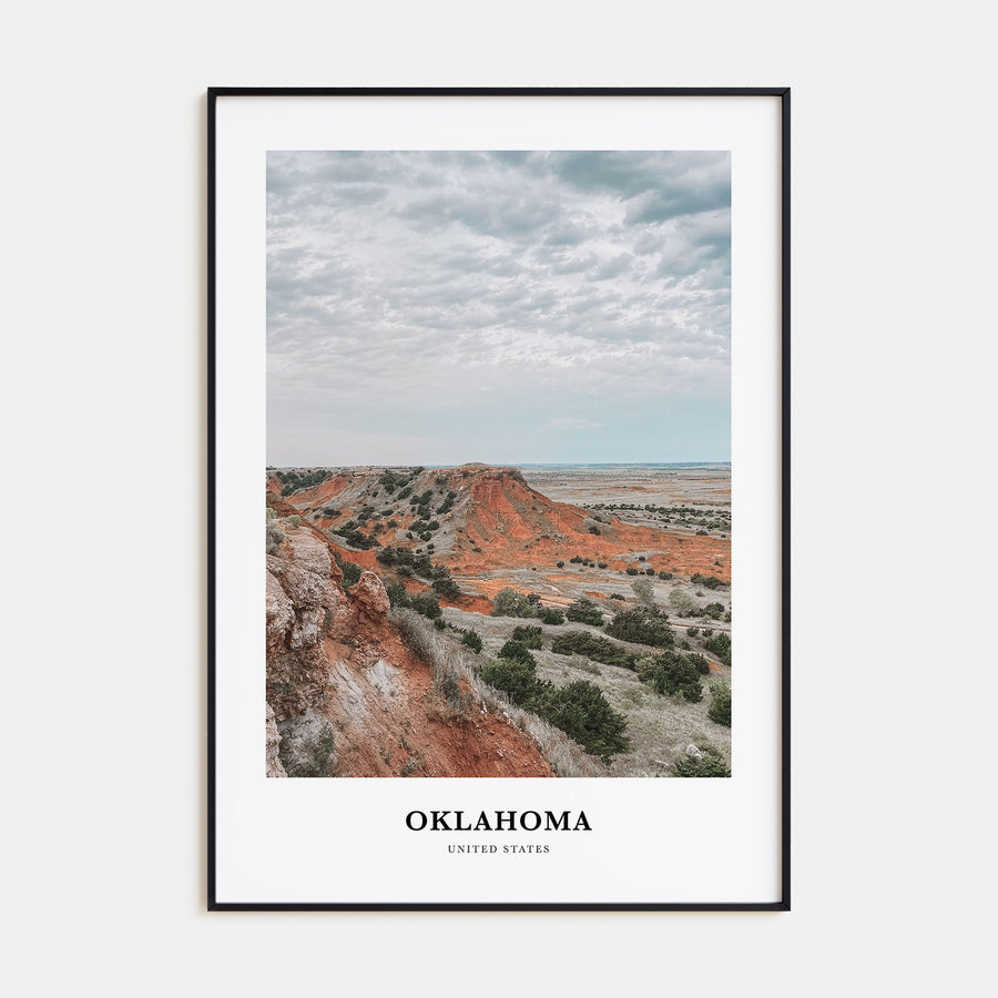 Oklahoma Portrait Color Poster