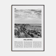 Oklahoma Travel B&W No 2 Poster