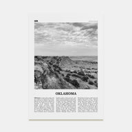 Oklahoma Travel B&W No 2 Poster