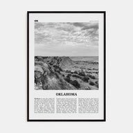 Oklahoma Travel B&W No 2 Poster