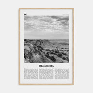 Oklahoma Travel B&W No 2 Poster