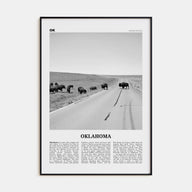 Oklahoma Travel B&W No 3 Poster