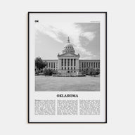 Oklahoma Travel B&W No 4 Poster