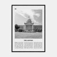 Oklahoma Travel B&W No 4 Poster