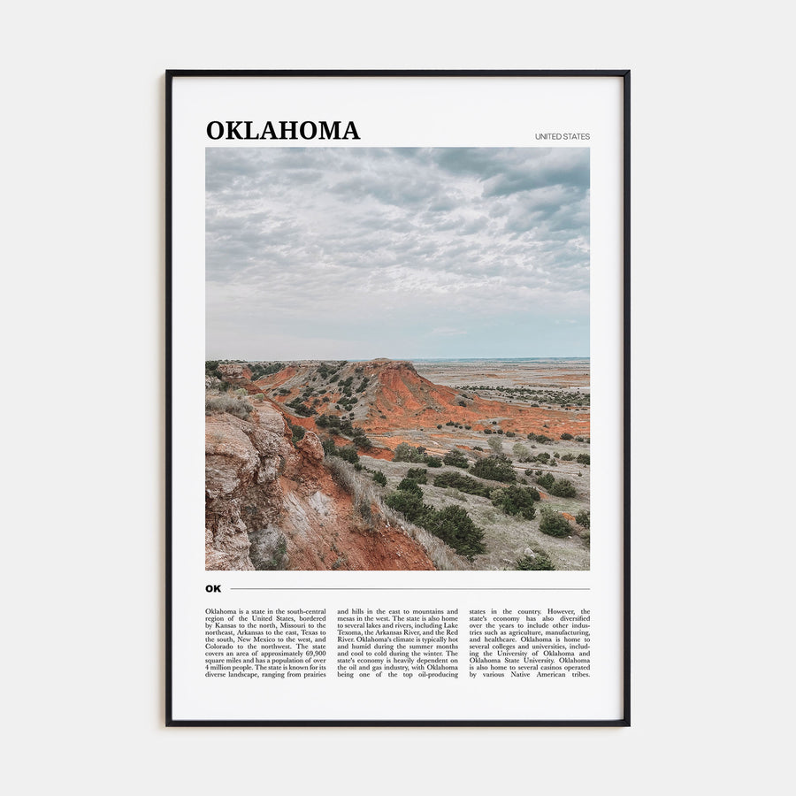 Oklahoma Travel Color Poster