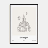 Old Bagan Drawn Poster